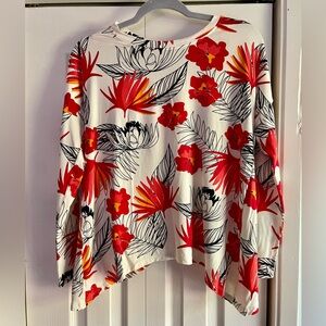 Excellent Condition Ava Sky Bird of Paradise Top